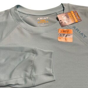 ARIAT‎ Rebar Heat Fighter Essential TShirt 1X Sun Protection Wicking New Flaw